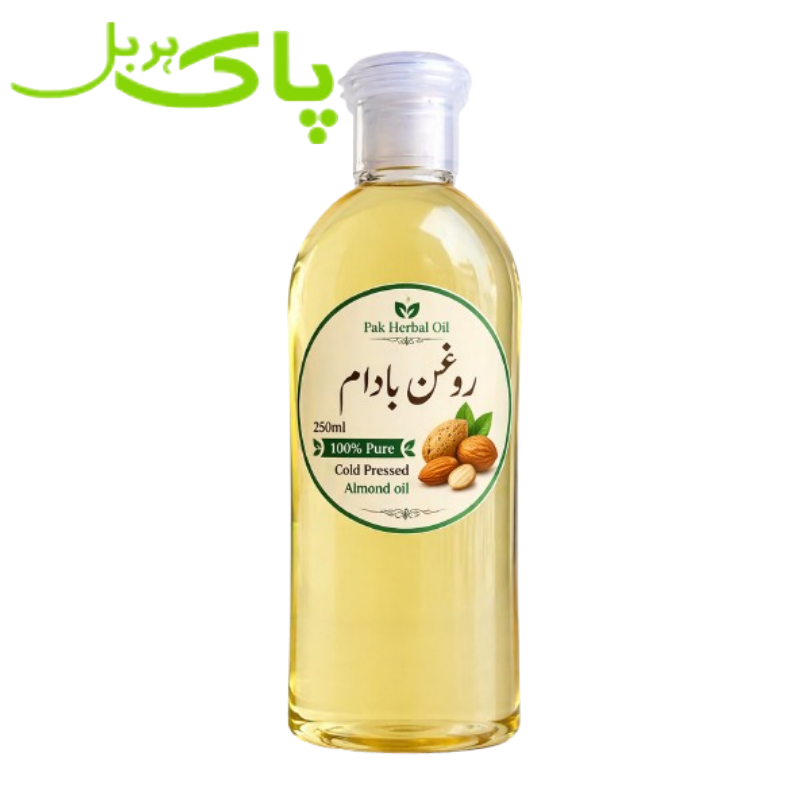 Premium Almond Oil 250ml - 100% Pure Cold Pressed | Pak Herbal